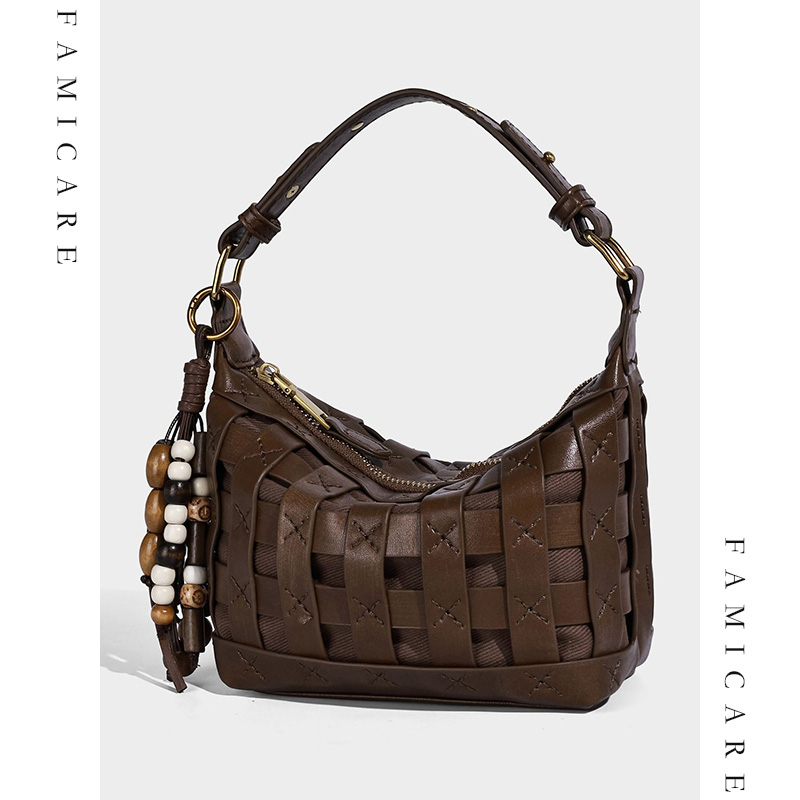 Interior Design Vintage Style - 2025 New Openwork Woven Market Tote