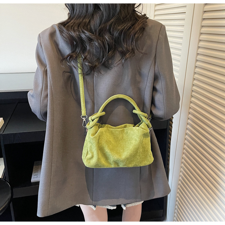 Interior Design Vintage Style - Ruched Cloud Bag Women Knot Handle