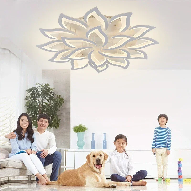 Designer LED Petal Chandelier  - Interior Design Kitchen And Living Room recension och pris