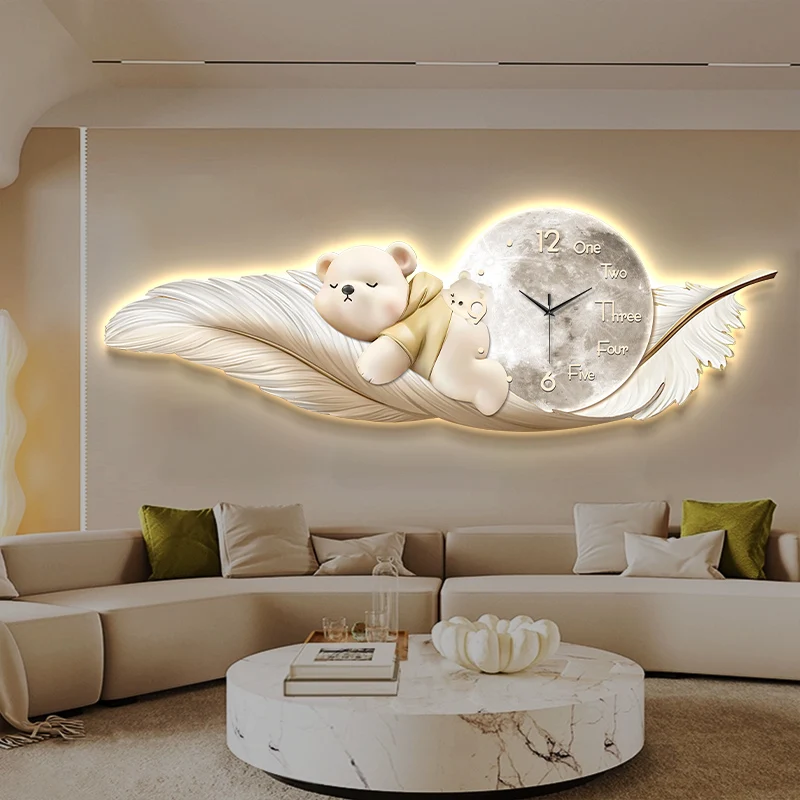 Luxury Large Wall Clock Temper - Interior Design Kitchen And Living Room recension och pris