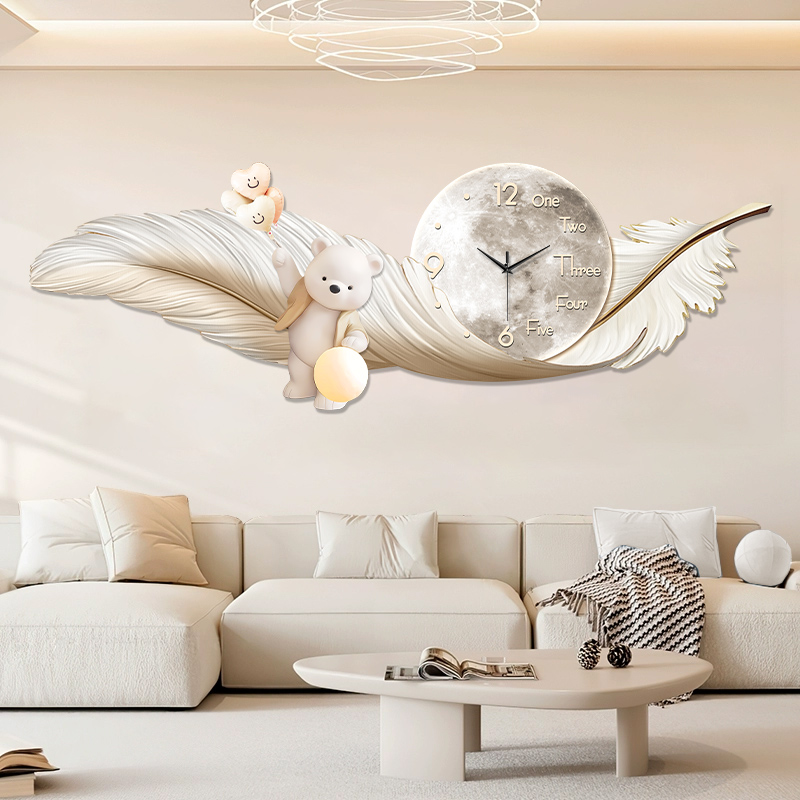Luxury Large Wall Clock Temper - Interior Design Kitchen And Living Room recension och pris