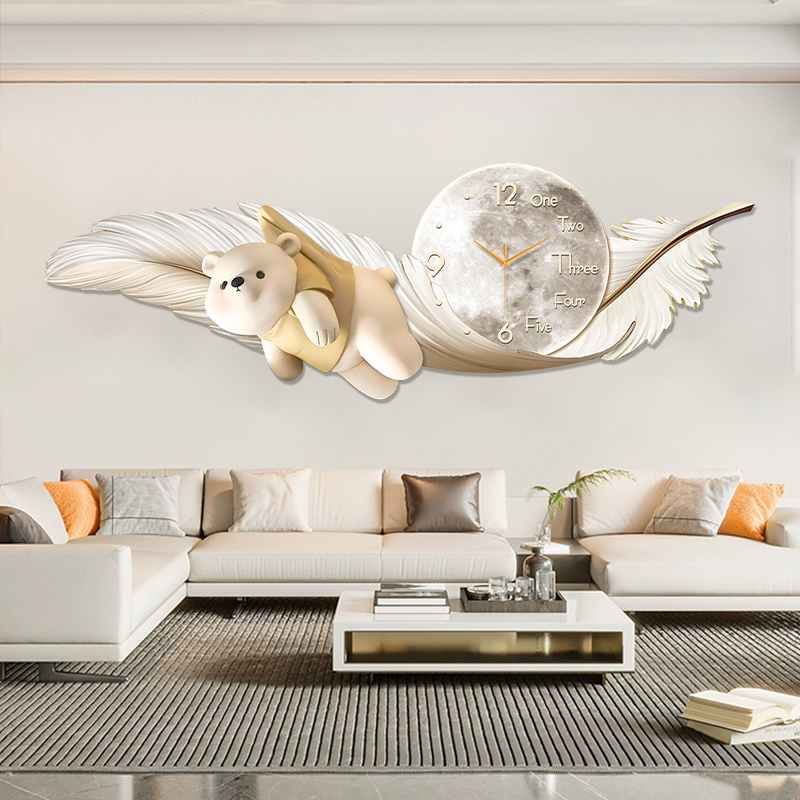 Luxury Large Wall Clock Temper - Interior Design Kitchen And Living Room recension och pris