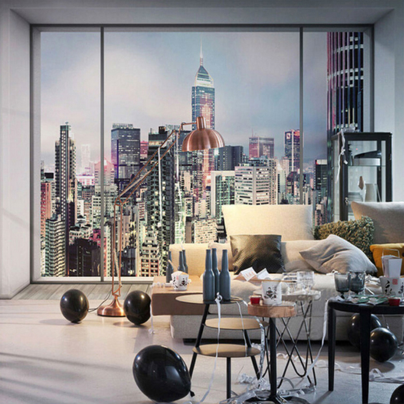 New York Sunrise 3D Window Cit - Interior Design New York recension och pris