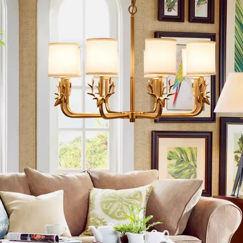 Copper Chandelier for Living R - Interior Design Kitchen And Living Room recension och pris