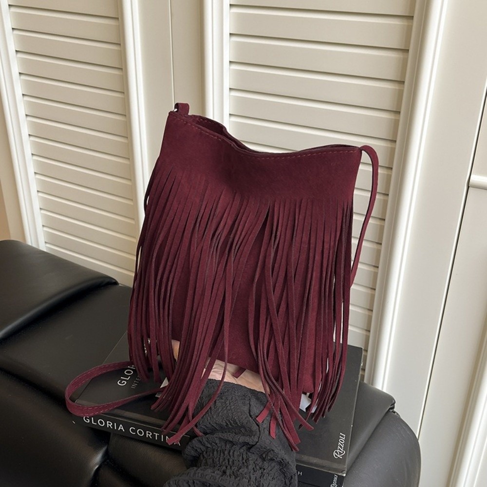 Retro Tassel Saddle Bag Large  - Interior Design Vintage Style recension och pris