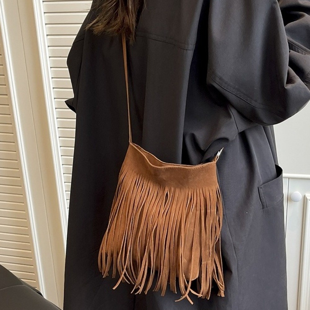 Retro Tassel Saddle Bag Large  - Interior Design Vintage Style recension och pris