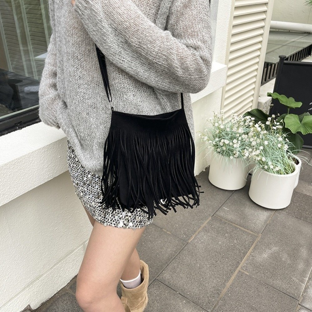 Retro Tassel Saddle Bag Large  - Interior Design Vintage Style recension och pris