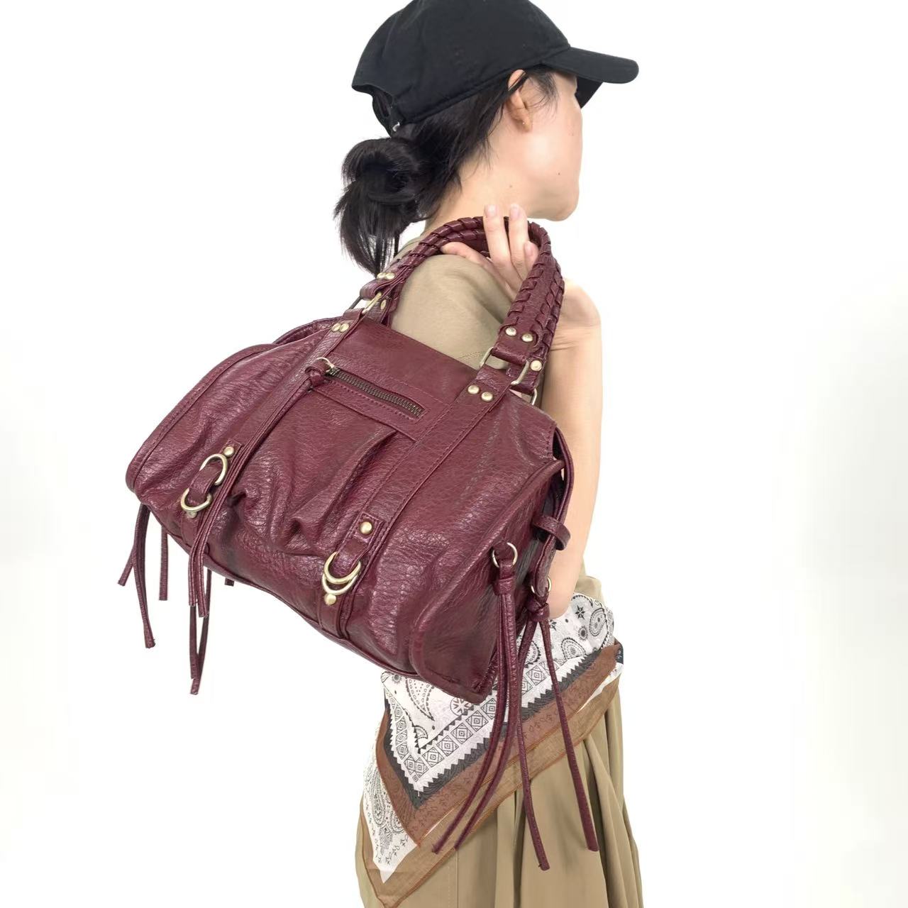 Ladies' retro motorcycle handb - Interior Design Vintage Style recension och pris
