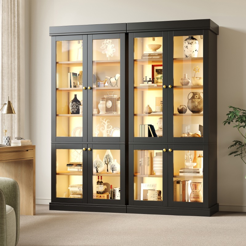Modern Stand-Alone Glass Displ - Interior Design Lighting Layout recension och pris
