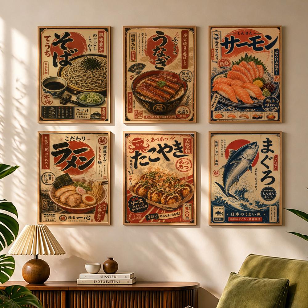 Vintage Japanese Fish Sushi La - Interior Design Japan recension och pris