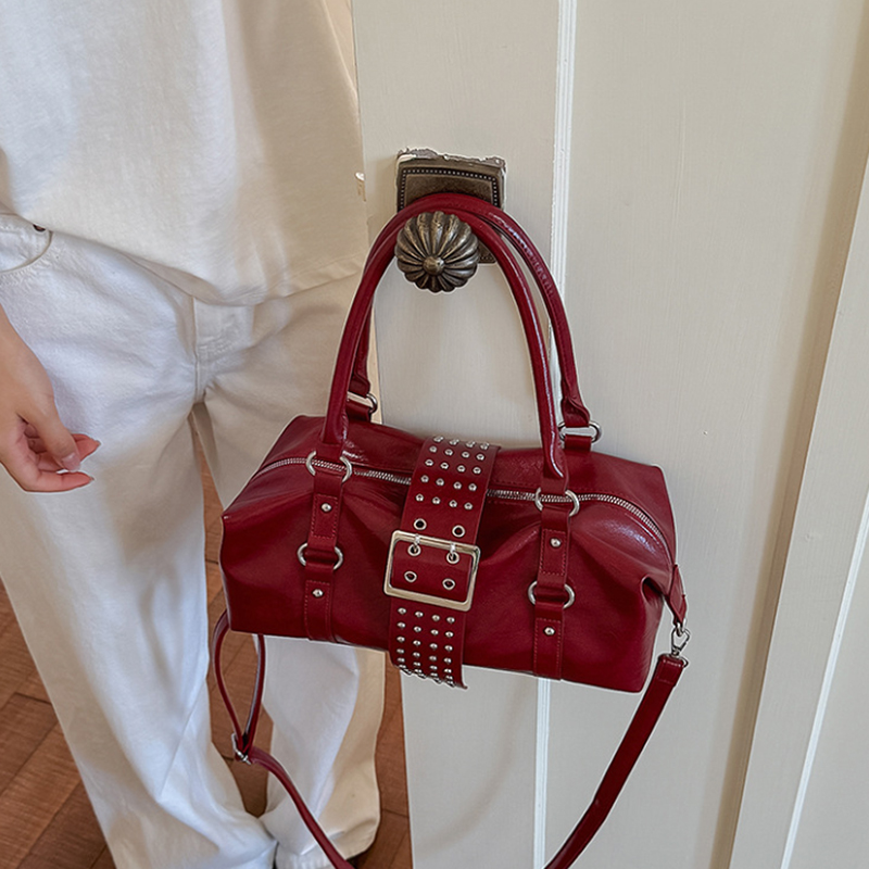 Vintage Rivet Cylinder Handbag - Interior Design Vintage Style recension och pris