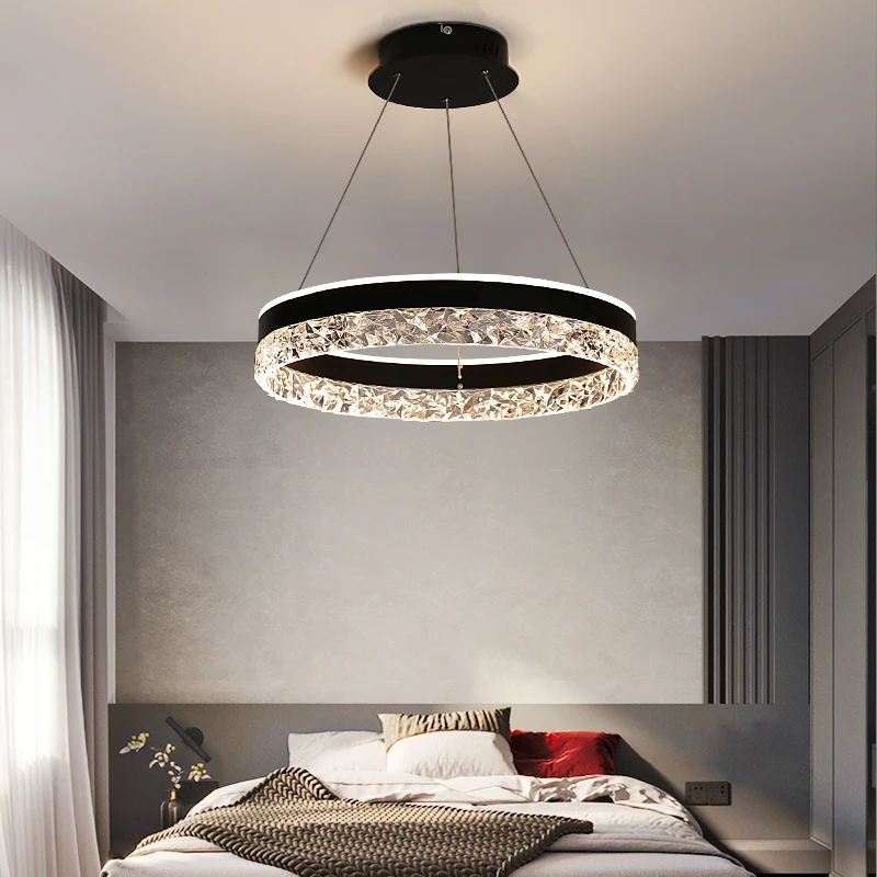 Modern Luxury Crystal LED Pend - Interior Design Kitchen And Living Room recension och pris
